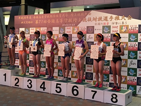 陸上　女子ユニフォーム Yahoo!オークション - 広島県立 総合技術高校 陸上部女子