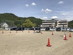 電気自動車デモ走行②(機械科)