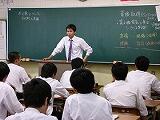 3年生の教室での懇談会 3年生の教室での懇談会