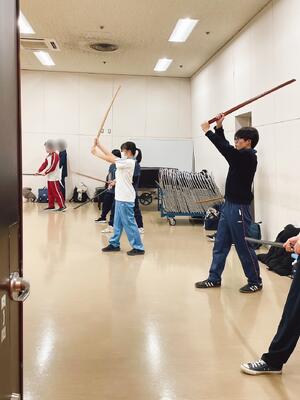 安全な「殺陣」の指導