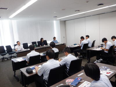 会津若松市役所（講話）