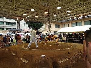 試合風景