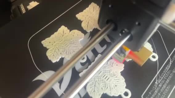 3Dプリンターの様子