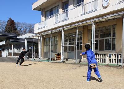 キャッチボールの様子