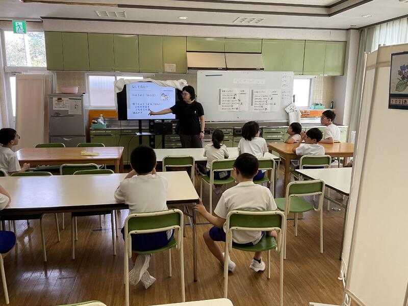 【入所式にて】初めての宿泊にドキドキ