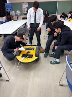 モップの位置、センサの固定方法検討