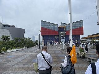 海遊館前の広場