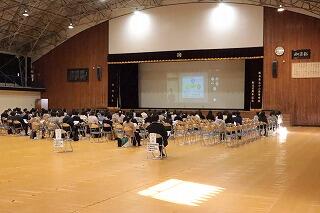 進路講演会（第１体育館）