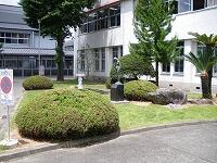 玄関前