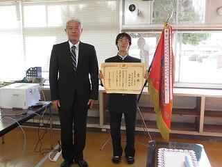 とちぎものづくり技能競技大会溶接の部優勝