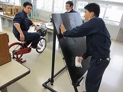 発電自転車「とち介」メンテナンス