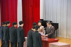 表彰伝達式（受賞者）