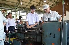 8月 一日体験学習(機械科)