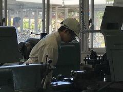 競技中の大出選手 競技中の大出選手