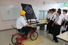 自転車発電イルミネーション