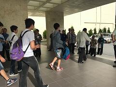ホテルを出発 ホテルを出発