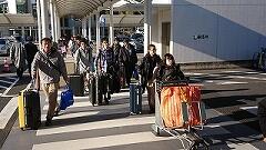 成田空港バス乗り場にて⑫