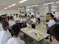 8月 一日体験学習(電子科)