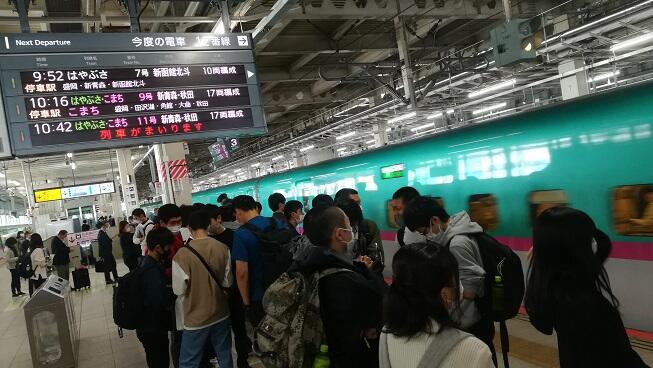 仙台駅北海道新幹線ホーム