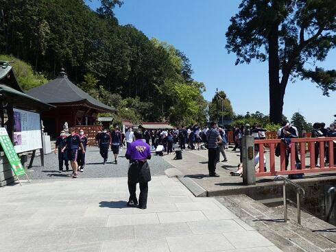 太平山神社へ到着