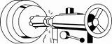 キャリア形成支援事業(旋盤切削加工)イラスト