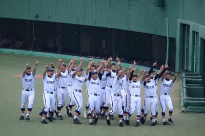 さあいくぞ！栃工高野球部の写真