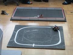 マイコンロボットによるライントレース