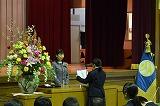 新入生代表挨拶