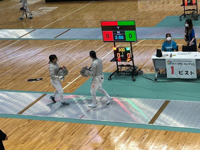 女子サーブル予選①