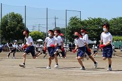 中２・追っかけ綱引き