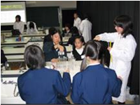 宇女高生による自然科学教室 生物