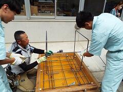 型枠・鉄筋の作業