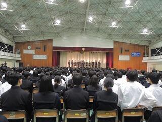 交代式の様子②
