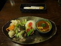 カフェ益子の茶屋で昼食